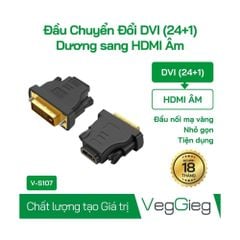 Đầu chuyển đổi DVI 24+1 sang HDMI VegGeig V-S107