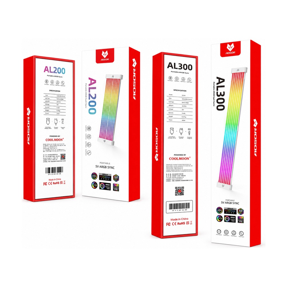Dây Nguồn Coolmoon Aosor AL200 / AL300 ARGB