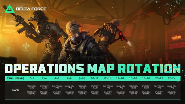 Bản đồ mùa Meltdown của Delta Force (© Garena)