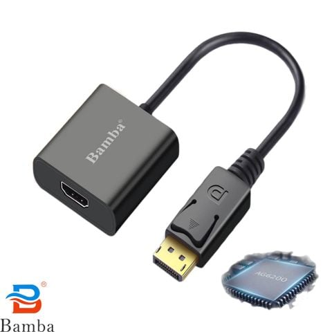 Cable Display Port – Hdmi Bamba (Hdmi Đầu cái)