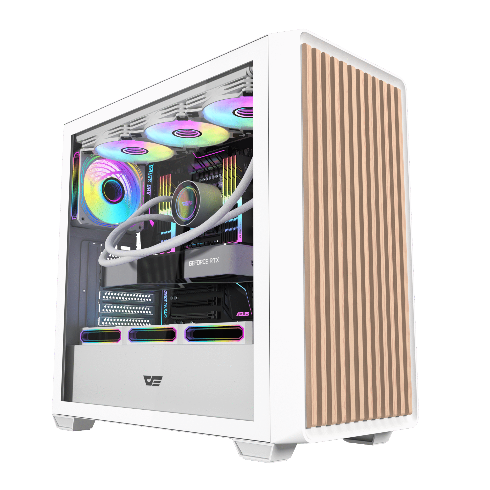 Vỏ Case DARKFLASH DS900WD ATX Trắng