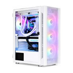 Vỏ Case Galax Revolution 06 MID Tower ATX ATX/M-ATX/ITX Trắng Kèm 4 Fan RGB