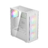 Vỏ Case Gamdias Aura GC2 Trắng Sẵn 4 Fan ARGB