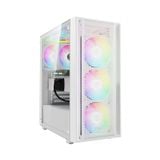 Vỏ Case Gamdias Aura GC2 Trắng Sẵn 4 Fan ARGB