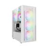 Vỏ Case Gamdias Aura GC2 Trắng Sẵn 4 Fan ARGB