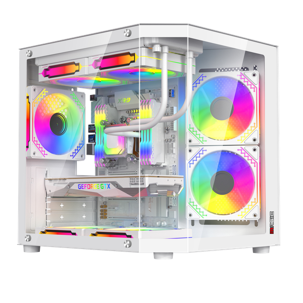 Vỏ Case Magic Cubi M Elite | M-ATX Trắng