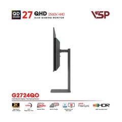Màn hình QD-OLED Ai gaming Vision Pro G2724QO (27 Inch / 2K / 10bit / 240Hz / 0.03ms / G-Sync)