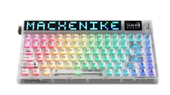Phím Cơ Machenike KT84-B84W (Gateron North Pole 2.0 Yellow Switch Trắng) Không Dây