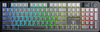 Phím Cơ Aula F108 Pro (Nimbus Switch Đen Gradient) Không Dây