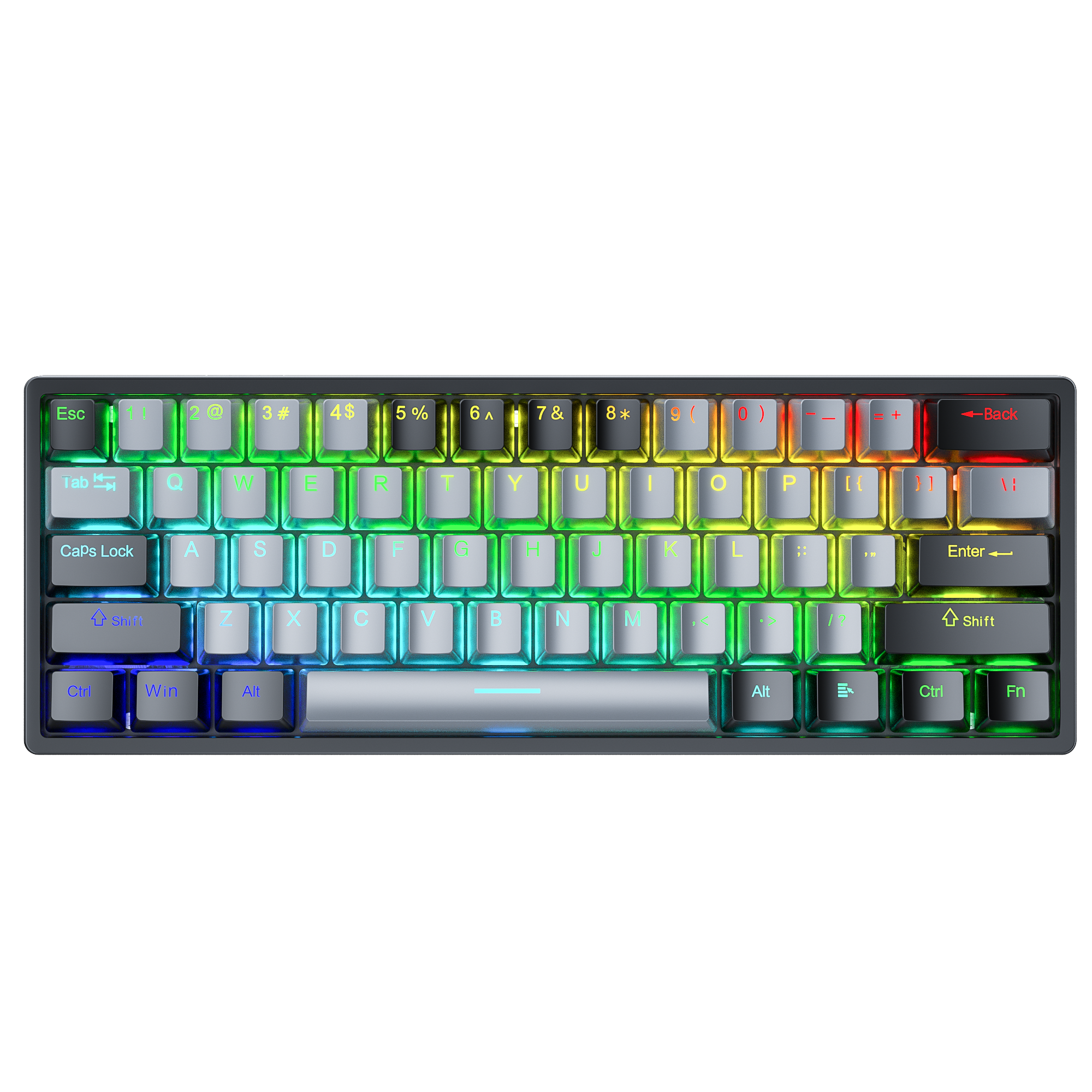 Phím Cơ Aula F3261 (Red Switch Đen Xám) Có Dây
