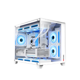Vỏ Case Magic Aqua M Ultra Pro Full Micro ATX/AIO 360 Top Trắng