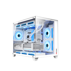 Vỏ Case Magic Aqua M Ultra Pro Full Micro ATX/AIO 360 Top Trắng
