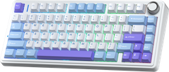 Bàn phím cơ AULA F75 3 Mode (1479) (Phiên bản Xanh dương + trắng + tím/ Reaper switch)