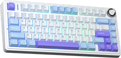 Bàn phím cơ AULA F75 3 Mode (1479) (Phiên bản Xanh dương + trắng + tím/ Reaper switch)