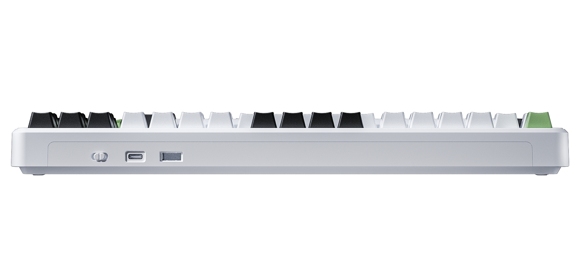 BÀN PHÍM CƠ GAMING AULA F87 (8619) 3 MODE (Phiên bản đen + trắng + xanh lá/ Grey Wood V3 Switch)
