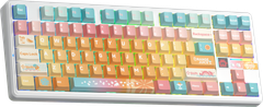BÀN PHÍM CƠ GAMING AULA F87 PRO V2 (2667) 3 MODE (Phiên bản Màu Orange Juice/ Meteor Ice Cream Switch)