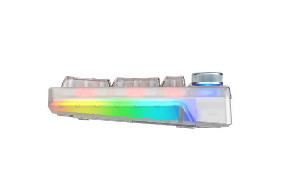 Phím Cơ Aula F98 Pro (Ice Crystal Switch Trắng Trong Suốt) Không Dây