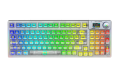 Phím Cơ Aula F98 Pro (Ice Crystal Switch Trắng Trong Suốt) Không Dây