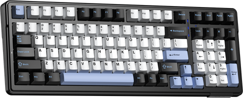 BÀN PHÍM CƠ GAMING AULA F99 (0621) 3 MODE (Đen + trắng + xanh dương/ Star Vector switch)