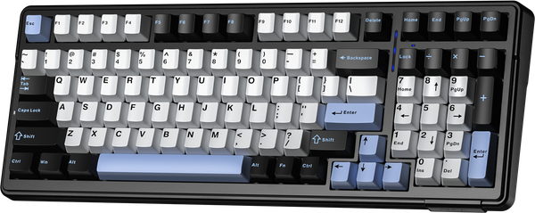 BÀN PHÍM CƠ GAMING AULA F99 (0621) 3 MODE (Đen + trắng + xanh dương/ Star Vector switch)