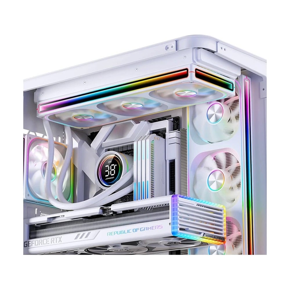 Fan Case JONSBO ZA-360W LED ARGB Infinity Trắng