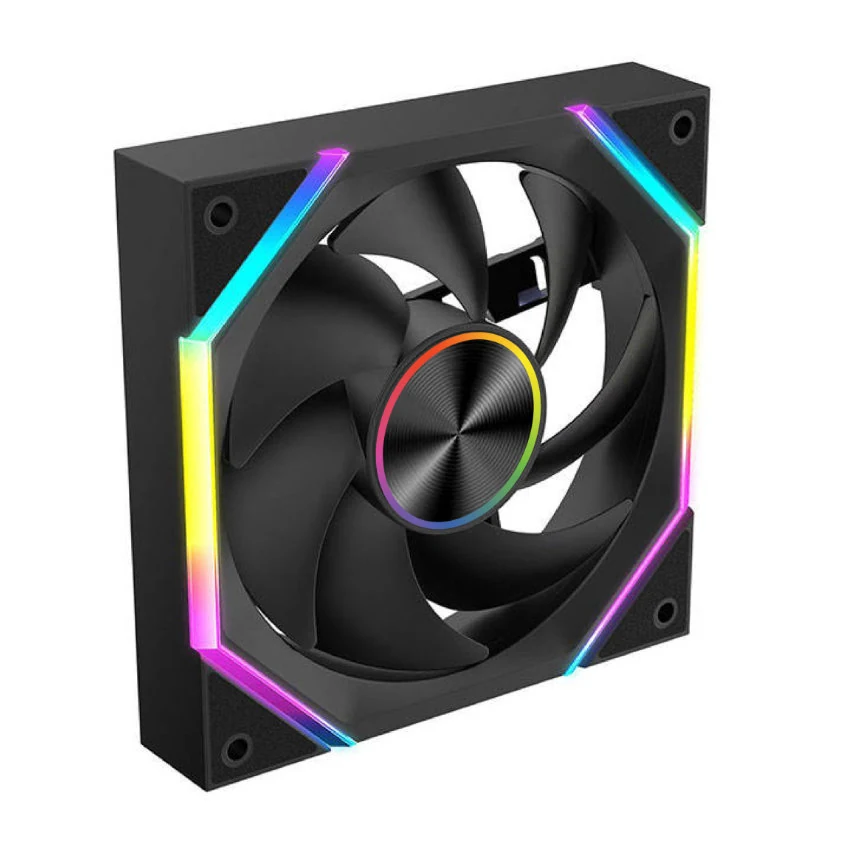 Fan Case MAGIC SNOWMAN REVERSE F-129 PRO ARGB Đen Sync Main (Ngược)