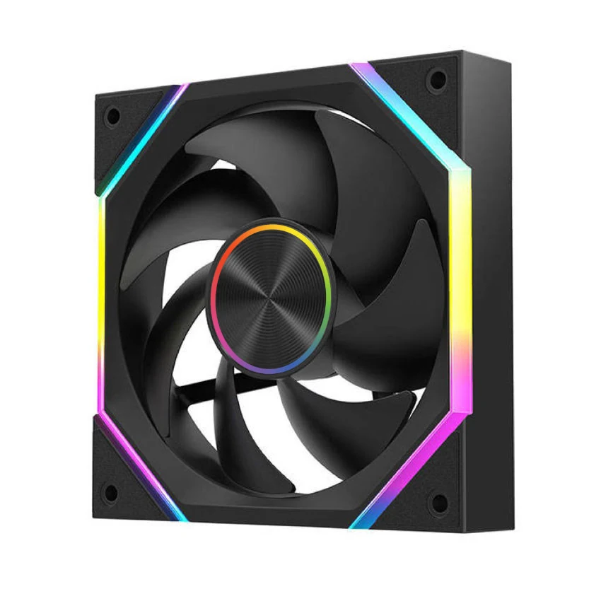 Fan Case MAGIC SNOWMAN F-129 PRO ARGB Đen Sync Main (Xuôi)
