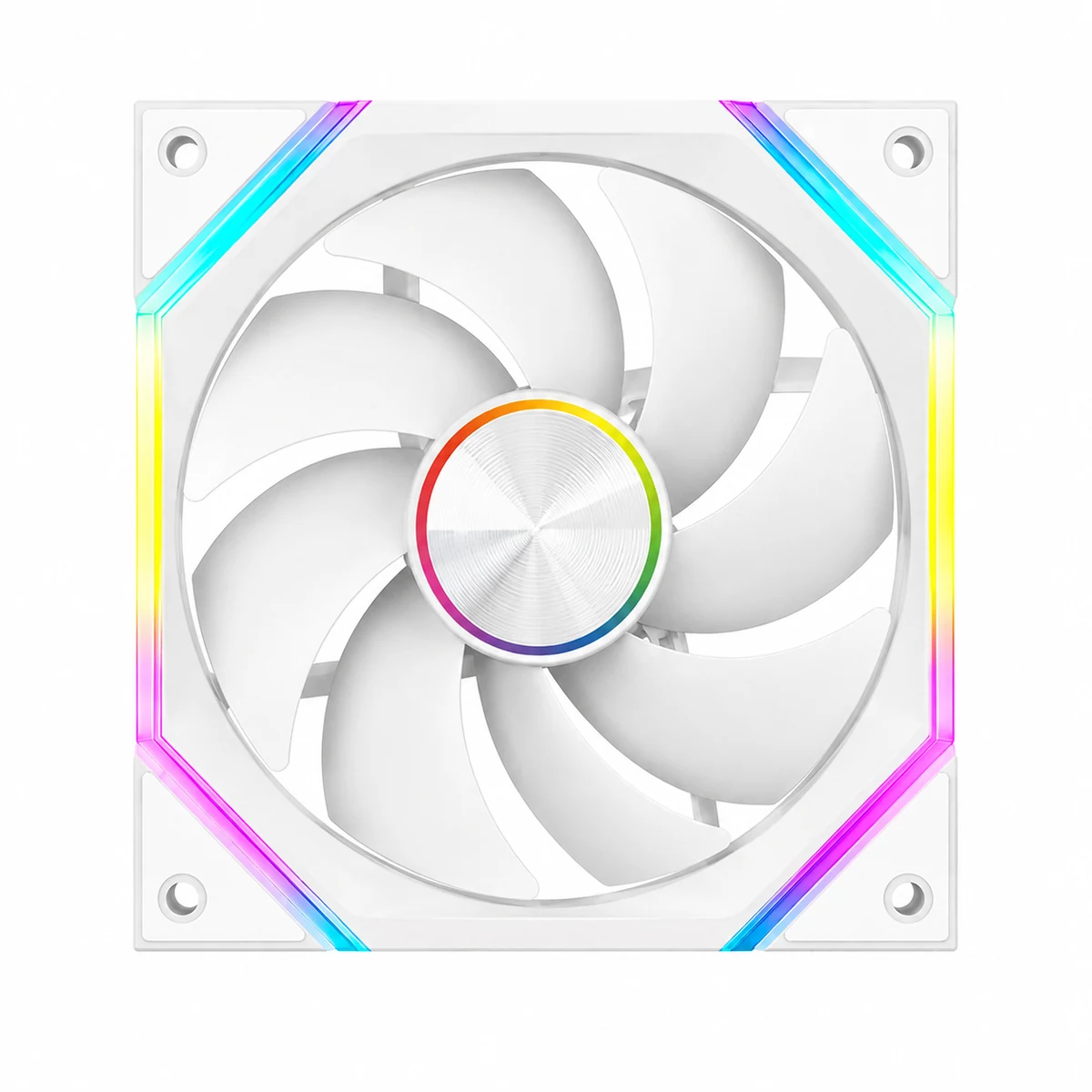 Fan Case MAGIC SNOWMAN REVERSE F-129 PRO ARGB Trắng Sync Main (Ngược)