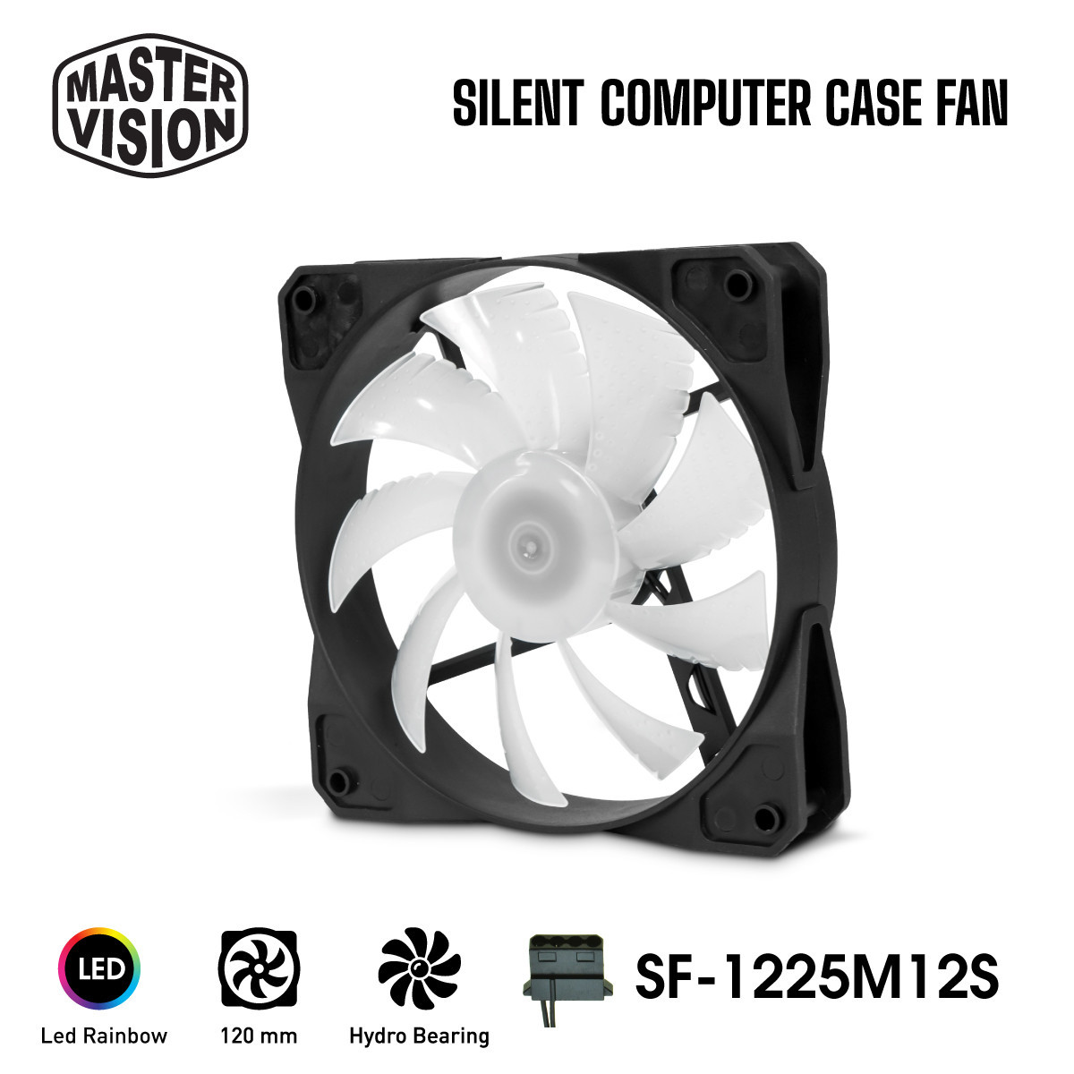 Fan case VSP SF-1225M12S LED Rainbow