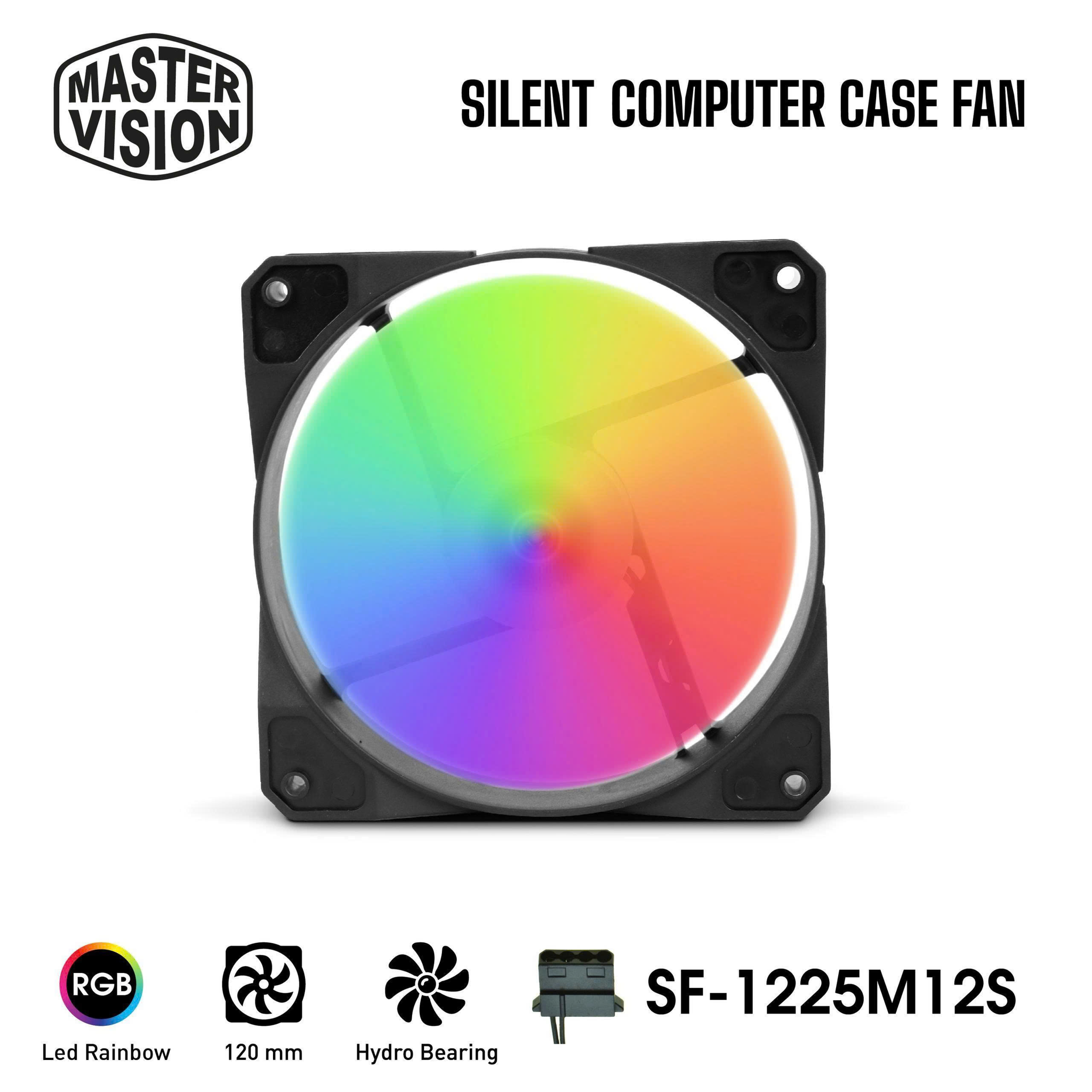 Fan case VSP SF-1225M12S LED Rainbow