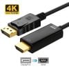 Cáp chuyển DP DisplayPort sang HDMI dài 1.8M - Hỗ trợ 4K