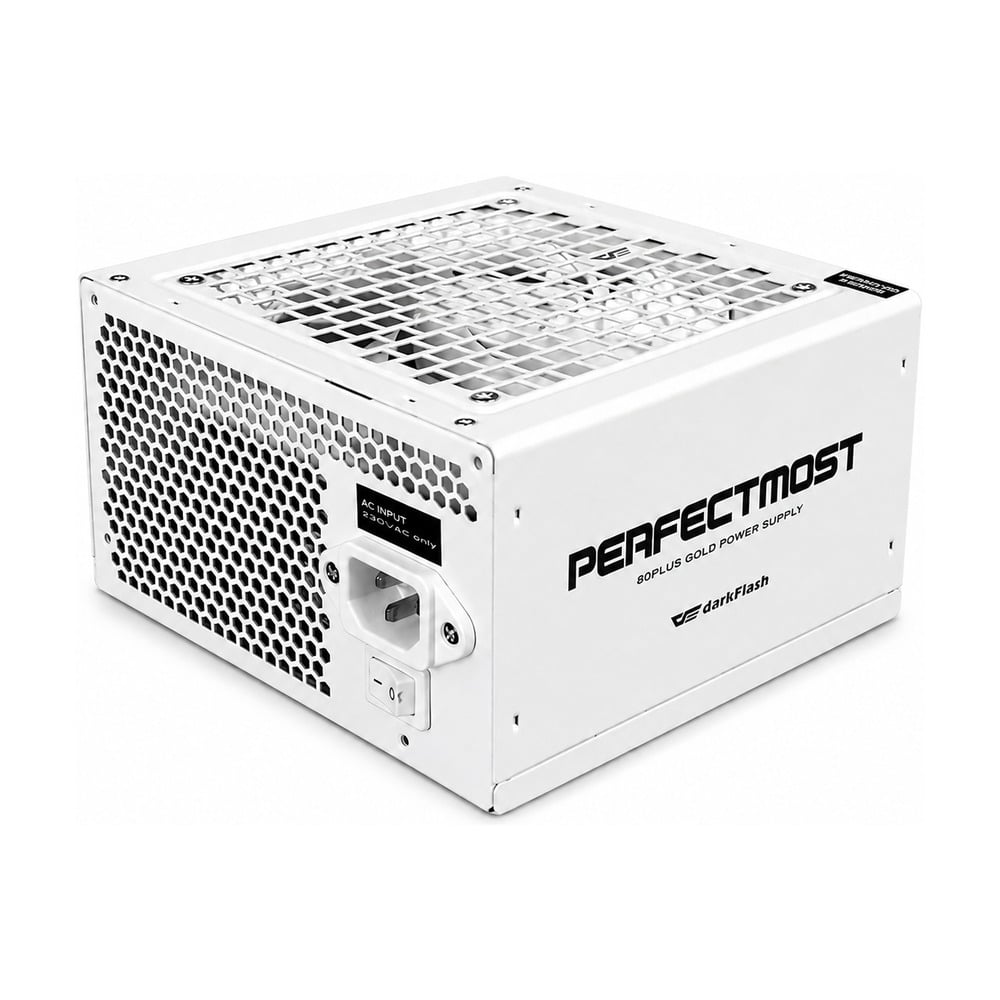 Nguồn DarkFlash PMT 850W GOLD ATX 3.1, PCIe 5.1 (80 Plus Gold/ Full-Modular) Trắng