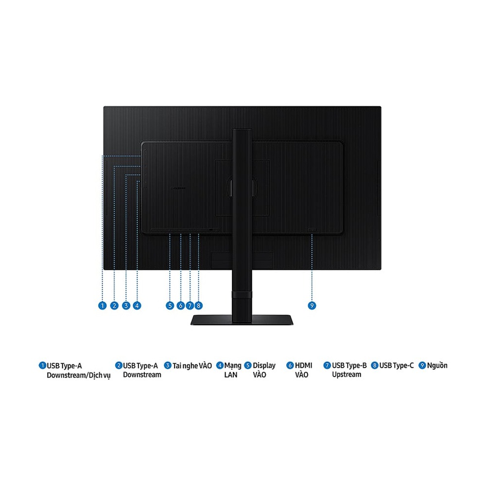Màn hình đồ họa Samsung ViewFinity S8 S80UD UHD LS27D804UAEXXV 27 inch, 4K/ 5ms/ 350cd/m2/ IPS/60hz