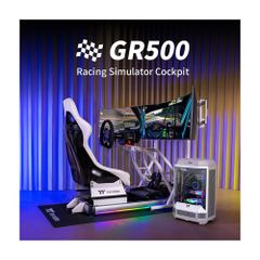 Ghế Giả Lập Lái Xe Thermaltake GR500 Racing Simulator Cockpit Trắng