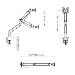 Giá treo màn hình NB G45 | Arm màn hình đơn