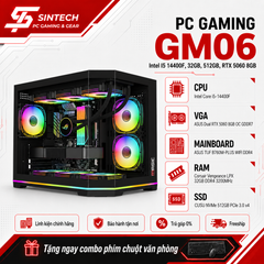 PC Gaming GM06 Intel I5 14400F, 32GB, 512GB, RTX 5060 8GB
