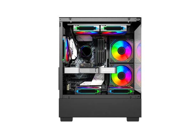 Vỏ Case CENTAUR TIMBER M-ATX/ITX Đen Lưới