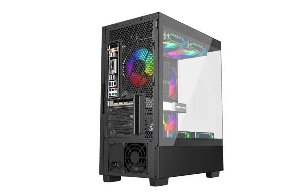 Vỏ Case CENTAUR TIMBER M-ATX/ITX Đen Lưới