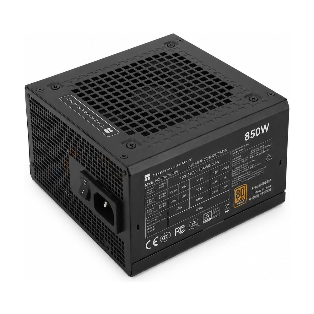 Nguồn Thermalright TB-850 850W 80 Plus Bronze Full Modular Đen