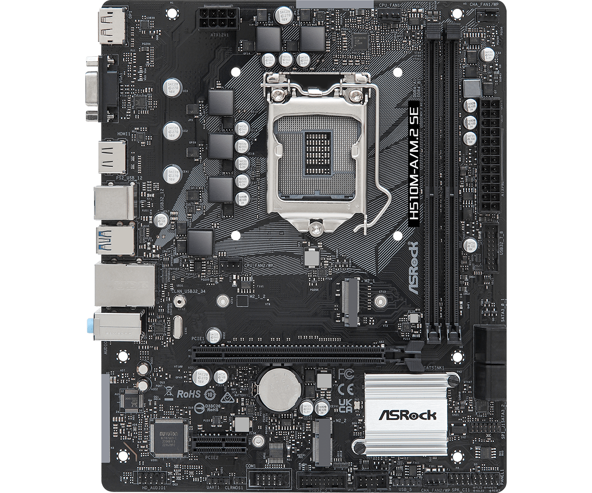 Mainboard Intel Asrock H510M-A/M.2 SE DDR4