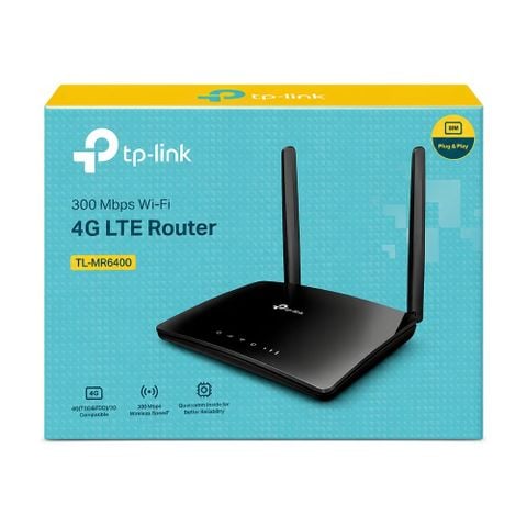 Bộ Phát Router TP-Link TL-MR6400 không dây chuẩn N tốc độ 300Mbps 4G LTE