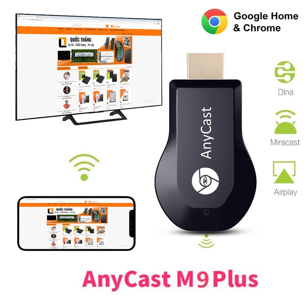 Bộ chuyển đổi Hdmi (Không Dây) M9