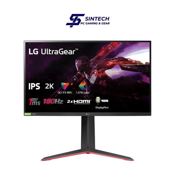 Màn hình Gaming LG UltraGear 27GP850 B 27 inch, Nano IPS, 2K, 180Hz, 1ms, HDR G-Sync, Phẳng - cong ket noi
