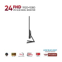 Màn Hình VSP IP2408SG 24 inch FHD IPS 120Hz 1ms FreeSync AdaptiveSync Đen