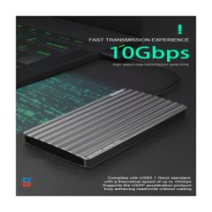 Box SSD Bamba B9 M2 NGFF M.2(Nvme) – USB 3.1 (màu Xám)