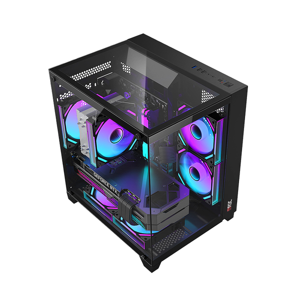 Vỏ Case MAGIC O11 VISION M-ATX Đen