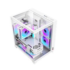 Vỏ Case MAGIC O11 VISION M-ATX Trắng