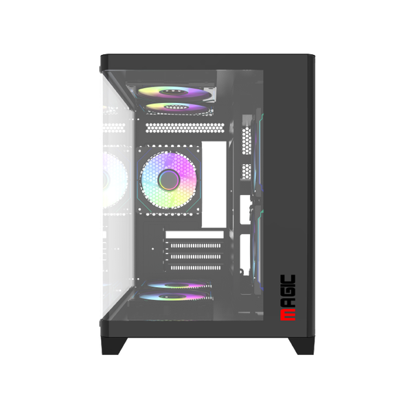 Vỏ Case MAGIC GM-02 CURVED (M-ATX) Đen