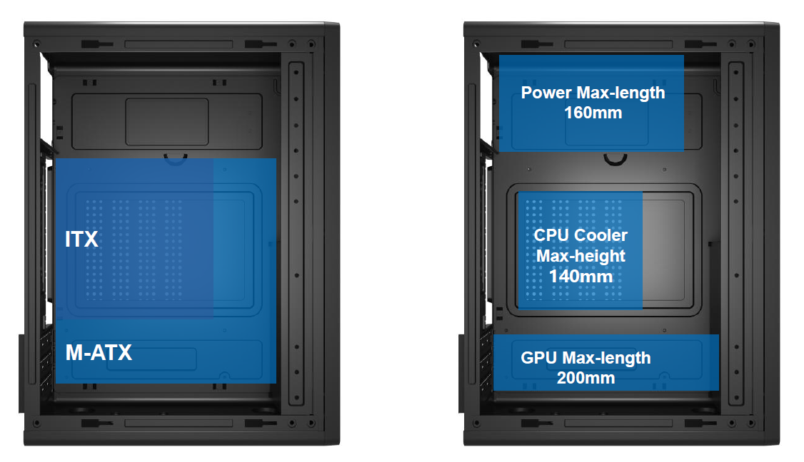 Vỏ Case Văn Phòng Magic M-05 mATX Mid Tower