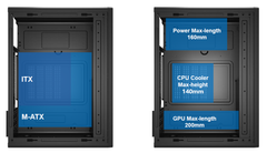 Vỏ Case Văn Phòng Magic M-05 mATX Mid Tower